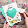 Personalised Origami Birthday Card – Dinosaur Theme For Son, Grandson Or Nephew, thumbnail 2 of 9
