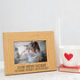 Personalised Engraved First Home Gift Photo Frame, thumbnail 3 of 8