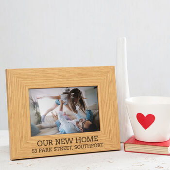 Personalised Engraved First Home Gift Photo Frame, 3 of 8