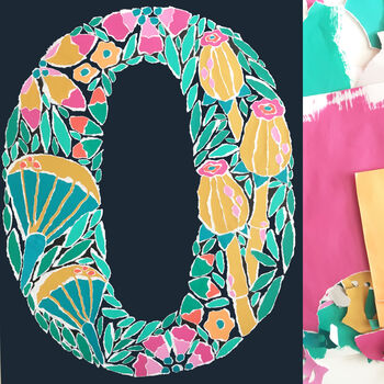 Letter O Original Artwork, 4 of 4
