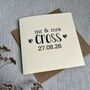 Personalised Wedding Day Card, thumbnail 2 of 2