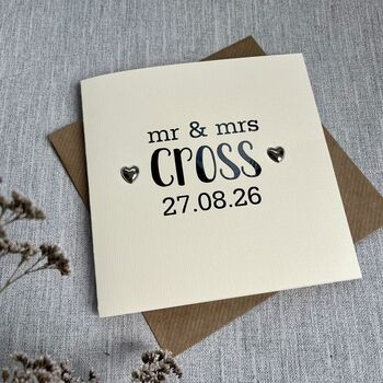 Personalised Wedding Day Card, 2 of 2