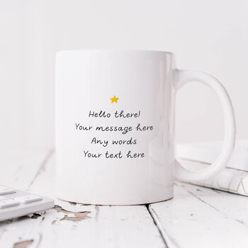 Personalised Mug 'Uncle Thanks For Putting Up With Me', 2 of 3