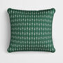 Green Gingerbread House Christmas Cushion, thumbnail 2 of 4