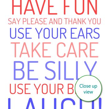 Personalised Family Rules Print, 10 of 11