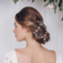 Gold, Silver Or Rose Gold Floral Wedding Hairvine Evie, thumbnail 4 of 12