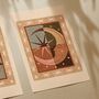 ‘Celestial Moon’, Bohemian Tarot Lune Art Print, Lunar Zodiac Poster, thumbnail 2 of 3