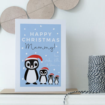 Personalised Mummy Christmas Card, 3 of 4