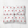 Heart Flower Wrapping Paper, Valentine Paper, thumbnail 3 of 3