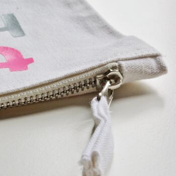 'The Tiny Human's Stuff' Cotton Bag, 3 of 8