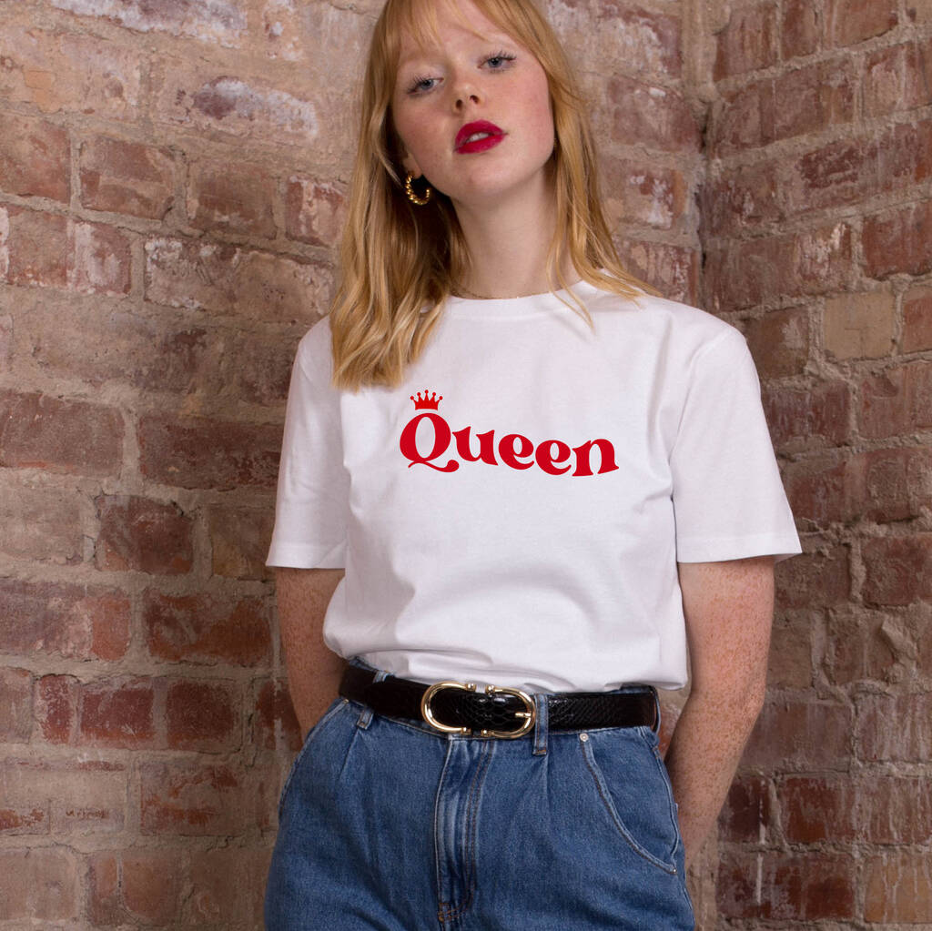 Personalised Queen Jubilee T Shirt By Rock On Ruby | notonthehighstreet.com