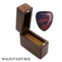 Mahogany Obsidian Guitar Pick / Plectrum In A Gift Box, thumbnail 3 of 4
