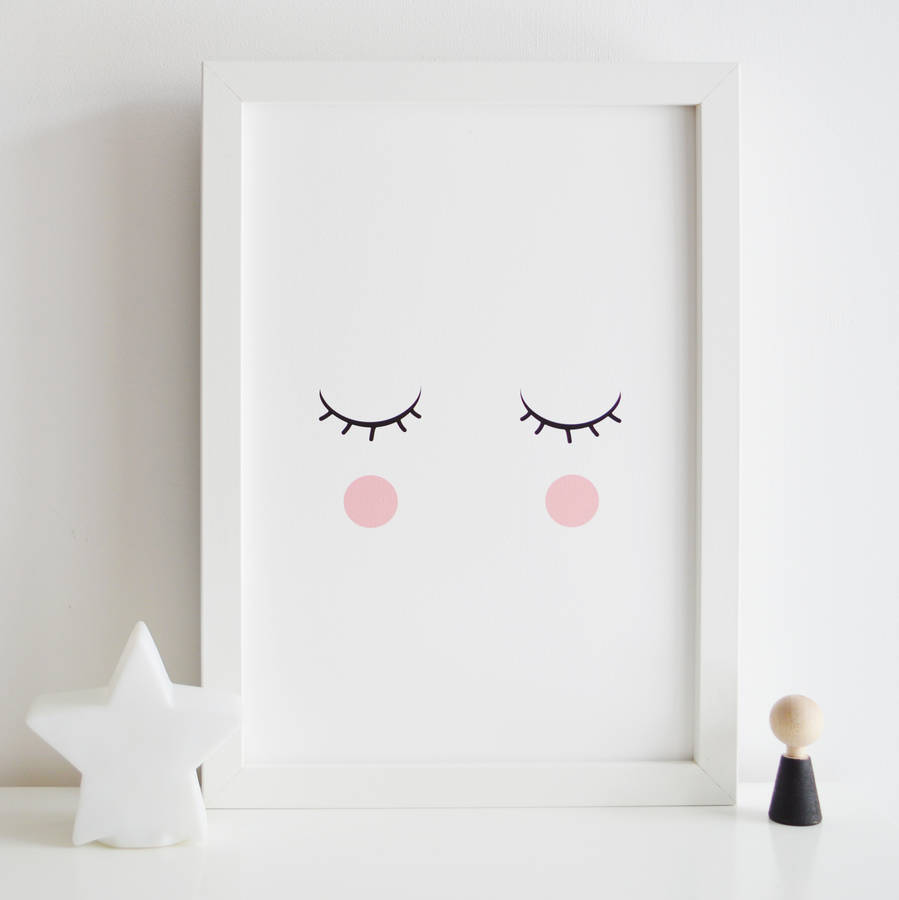 Dreamland Nursery Decor And Accessories Notonthehighstreet Com Scandinavian Sleep Children S Print Dreamland Nursery