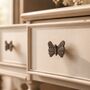 Classic Butterfly Brass Cabinet Knob, thumbnail 9 of 9