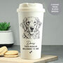 Dog Owner Gifts Personalised Dog Travel Cup, thumbnail 4 of 6