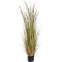 Potted Faux Ravenna Grass Plant, thumbnail 2 of 4