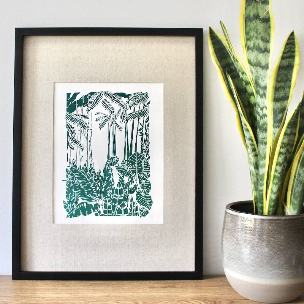 Landscape Linocut Print By Prints By Sarah | notonthehighstreet.com