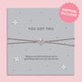 Four Leaf Clover You Got This Bracelet, thumbnail 1 of 8