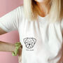 Personalised 'Dog Mum' 'Dog Dad' Organic Cotton T Shirt, thumbnail 12 of 12