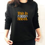 This Is Boo Sheet Funny Halloween Sweatshirt, thumbnail 1 of 2