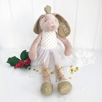 Personalised Rabbit Princess Toy, 2 of 3