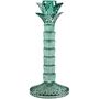 Green Montebello Glass Candlestick, thumbnail 2 of 4