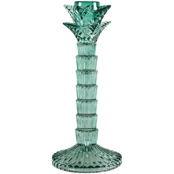 Green Montebello Glass Candlestick, 2 of 4