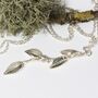 Laurel Leaf Pendant, Sterling Silver Nature Necklace, thumbnail 1 of 6