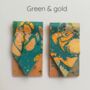 Personalised Marbled Leather Bookmark, thumbnail 9 of 12