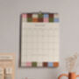 2025 Illustrated Graphic Patterned Wall Calendar, thumbnail 4 of 12