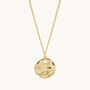 Ripple Disc Necklace Silver Or 18ct Gold Plated Vermeil, thumbnail 3 of 7