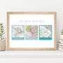 Personalised Your Favourite Locations Map Print, thumbnail 4 of 10