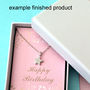 Personalised Holly And Initial Star Necklace, thumbnail 10 of 10