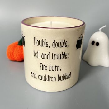 Double, Double, Toil And Trouble Halloween Candle, 2 of 3