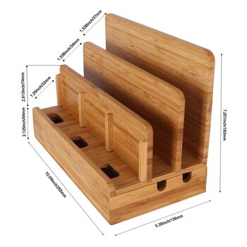 Bamboo Charging Multi Device Docking Station, 7 of 8