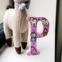 Personalised Paint Your Own Baby Animal Wooden Letter, thumbnail 4 of 10