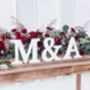 White Wooden Letters Wedding Decoration, thumbnail 2 of 6
