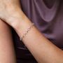 Sterling Silver Shimmer Clover Bracelet, thumbnail 2 of 7