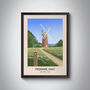 Peddars Way National Trail Travel Poster Art Print, thumbnail 1 of 8