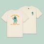 Chasing Waves On Sunny Days | Kids T Shirt | Back Design, thumbnail 1 of 3