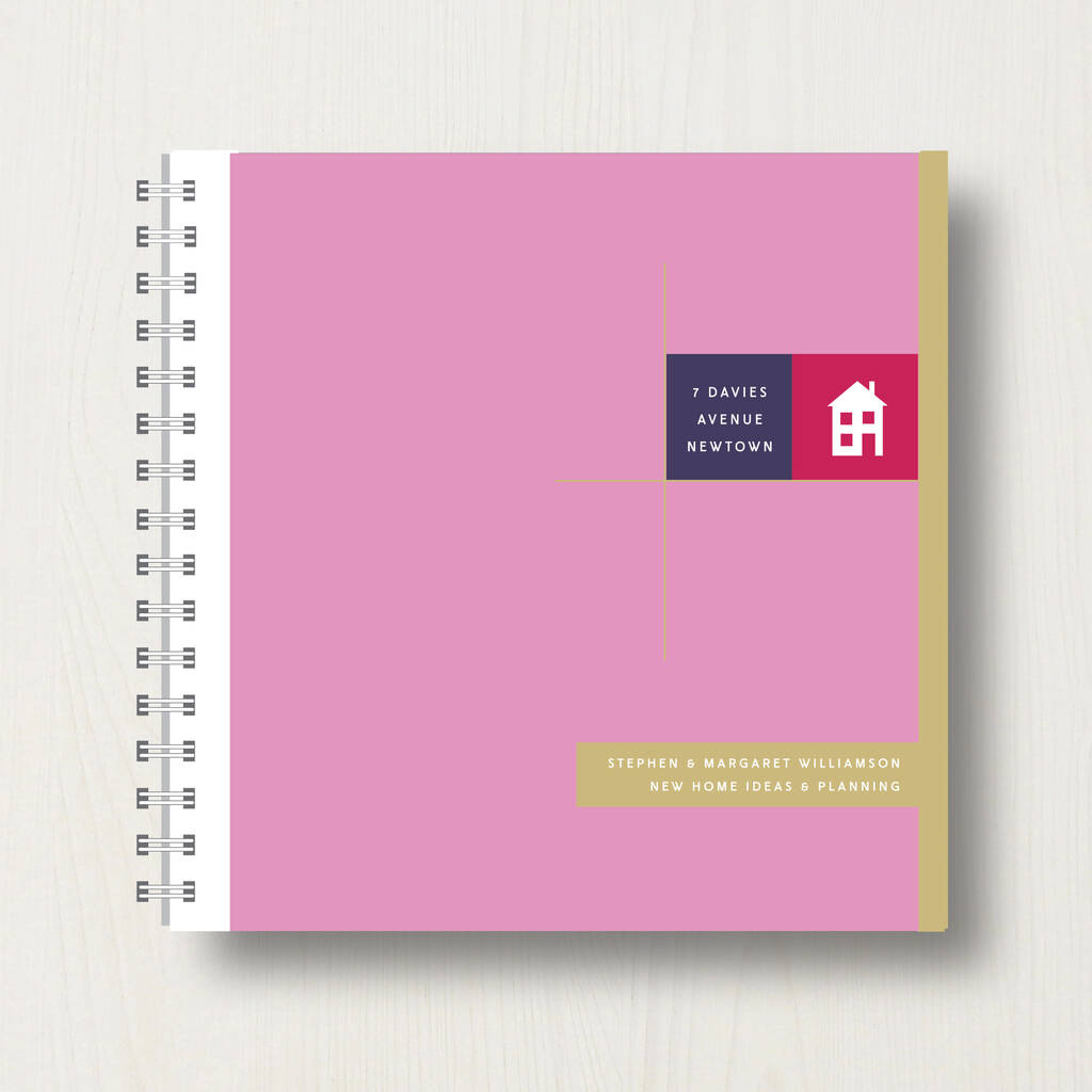 Personalised New Home Book By Designed