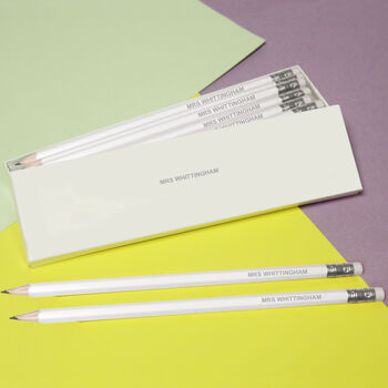 Personalised Gift Boxed Pencils, 5 of 5