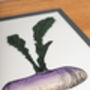 Purple Vegetable Wall Art, thumbnail 3 of 3