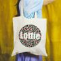 Personalised Leopard Print Tote Bag, thumbnail 1 of 4