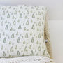 Nordic Trees Linen Cushion, thumbnail 3 of 5