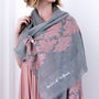Personalised Cashmere Lace Embedded Scarf, thumbnail 6 of 8
