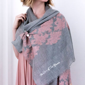 Personalised Cashmere Lace Embedded Scarf, 6 of 8