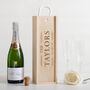 Personalised Wedding Surname Bottle Box, thumbnail 3 of 9