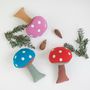 Fair Trade Mushroom Rattle Soft Toy, thumbnail 1 of 6