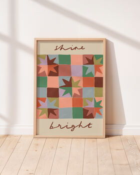 Shine Bright Illustrative Art Print, 3 of 9